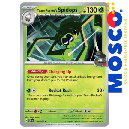 Team Rocket's Spidops - 020/182 Destined Rivals | Pokemon TCG