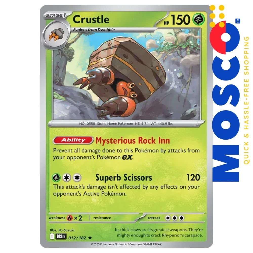 ginee_20250531041905119_0048644128.jpg Crustle - 012/182 Destined Rivals | Pokemon TCG - Image 1