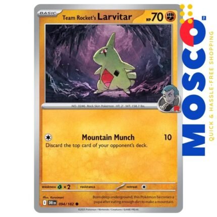 Team Rocket's Larvitar - 094/182 Destined Rivals | Pokemon TCG
