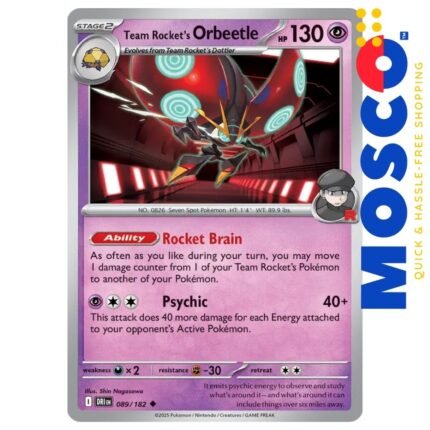 Team Rocket's Orbeetle - 089/182 Destined Rivals | Pokemon TCG