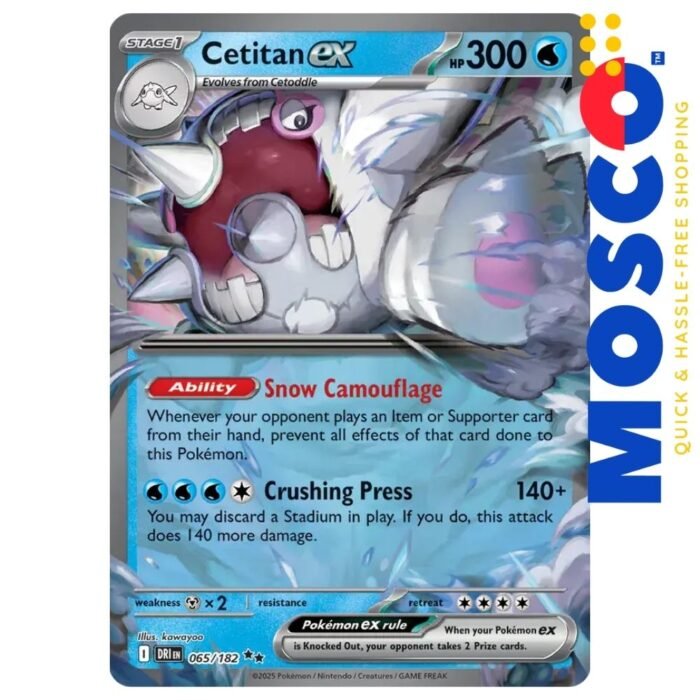Cetitan ex - 065/182 Destined Rivals | Pokemon TCG - Image 1