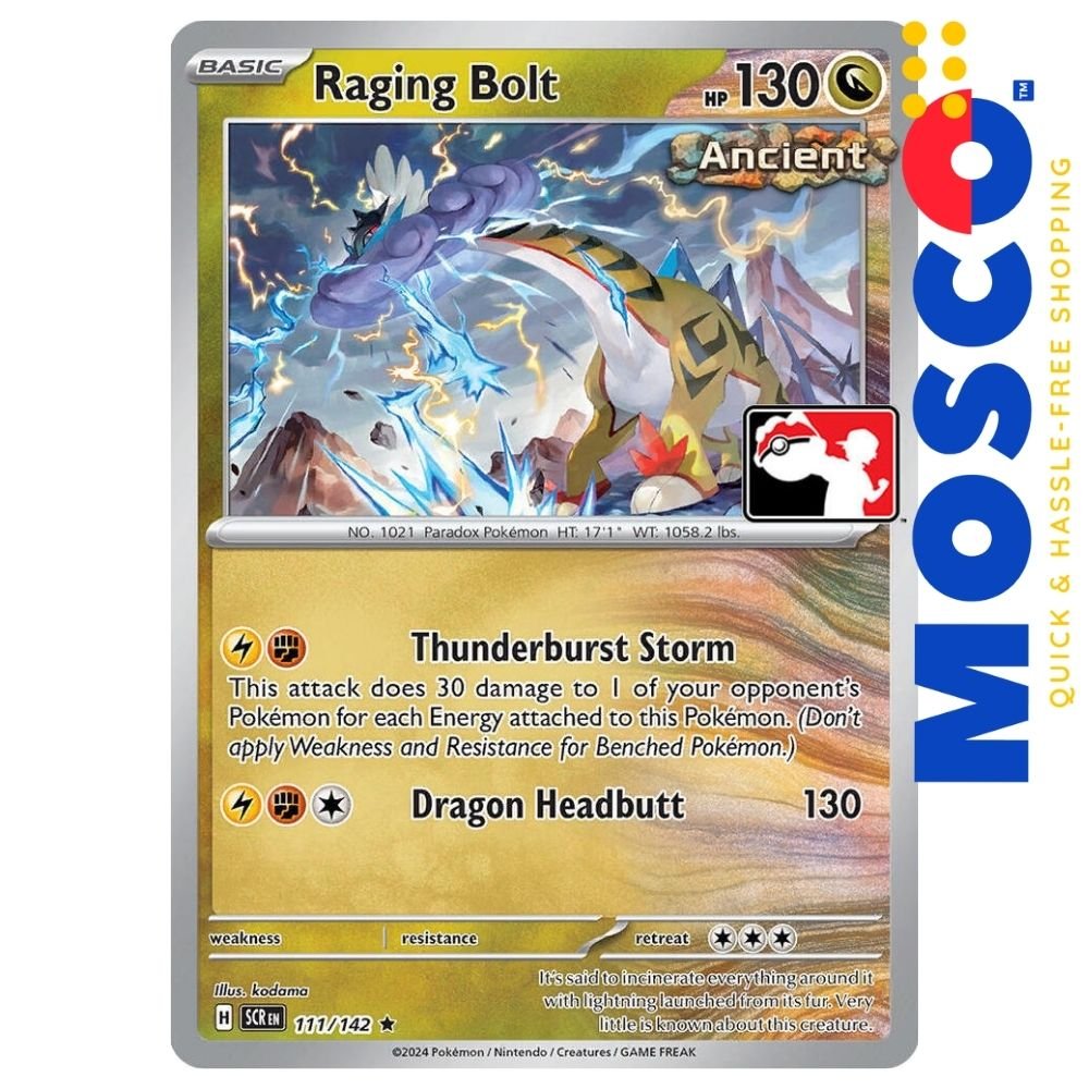 ginee_20250611075858091_0146071661.jpg Raging Bolt - 111/142 Prize Pack Series | Pokemon TCG - Image 1