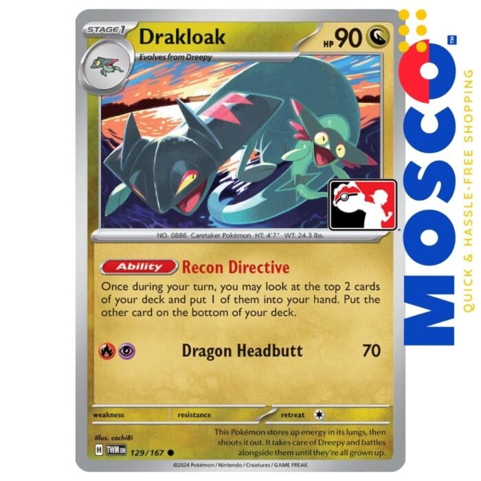 Drakloak - 129/167 Prize Pack Series | Pokemon TCG - Image 1