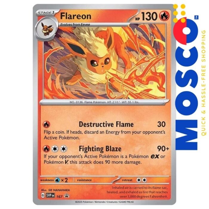 Flareon - SVP167 Scarlet & Violet Promo | Pokemon TCG - Image 1