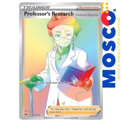 Professor's Research (Secret) - 209/202 Sword & Shield Base Set | Pokemon TCG