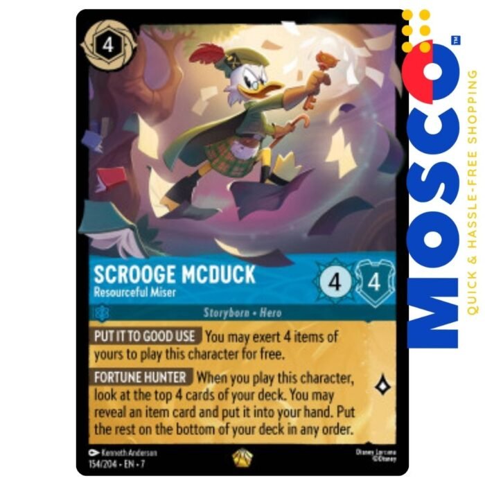 Scrooge Mcduck - 154/204 Archazia's Island | Ravensburger Disney Lorcana TCG - Image 1