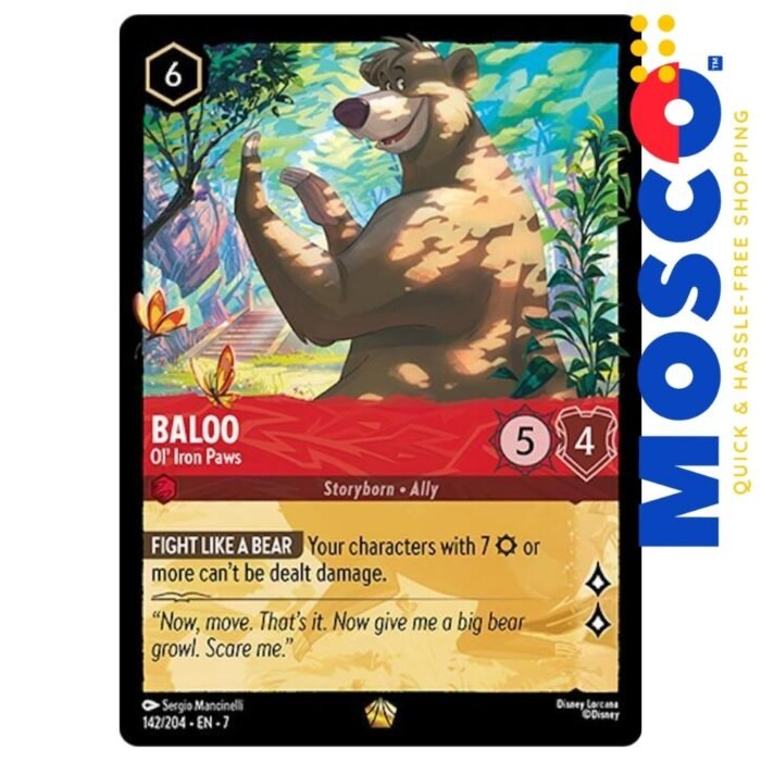 Baloo - 142/204 Archazia's Island | Ravensburger Disney Lorcana TCG - Image 1