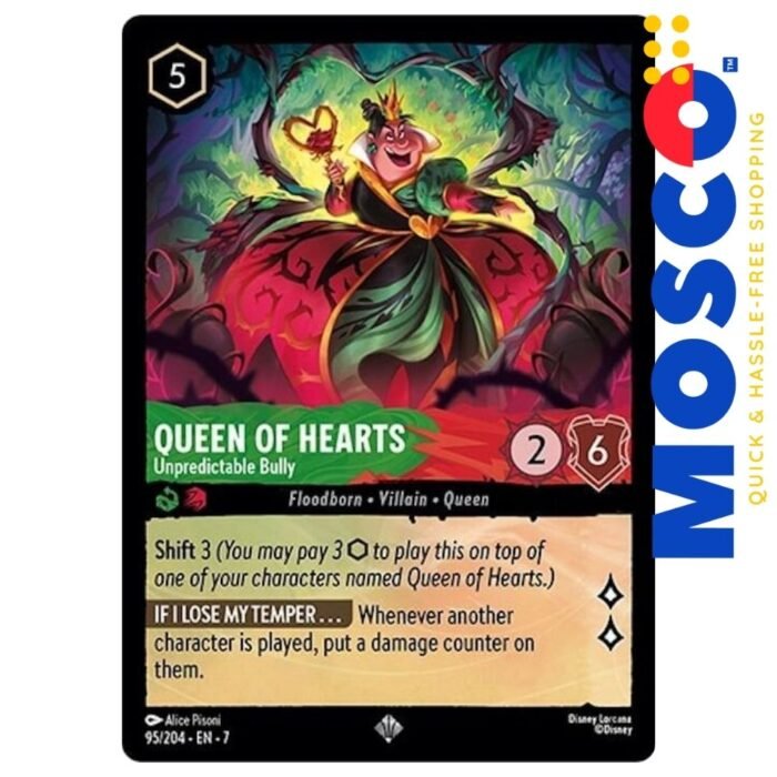 Queen of Hearts - 95/204 Archazia's Island | Ravensburger Disney Lorcana TCG - Image 1