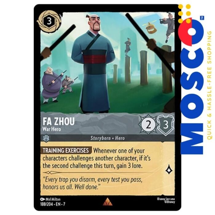 Fa Zhou - 188/204 Archazia's Island | Ravensburger Disney Lorcana TCG - Image 1