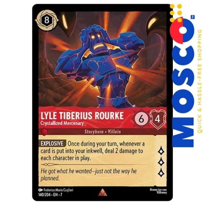 Lyle Tiberius Rourke - 140/204 Archazia's Island | Ravensburger Disney Lorcana TCG - Image 1