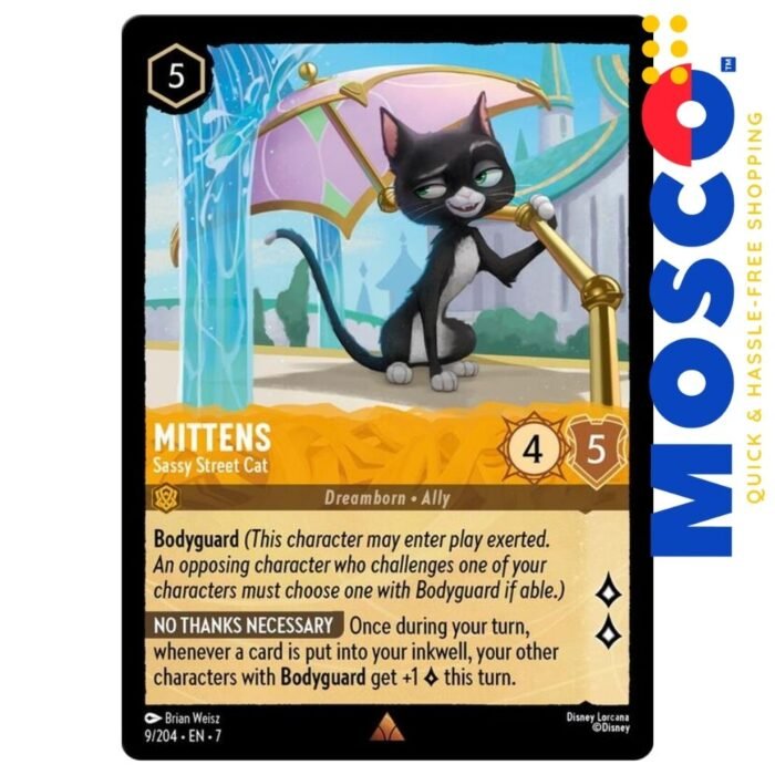 Mittens - 9/204 Archazia's Island | Ravensburger Disney Lorcana TCG - Image 1