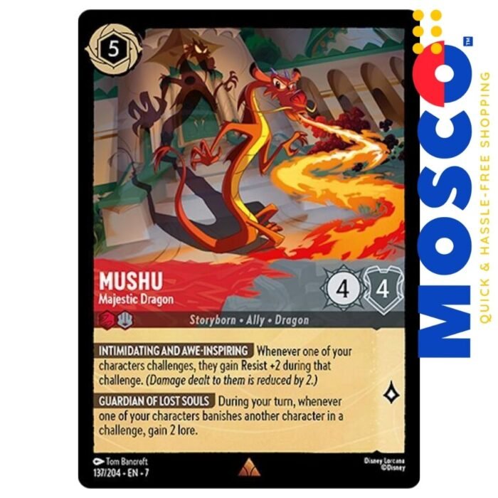 Mushu - 137/204 Archazia's Island | Ravensburger Disney Lorcana TCG - Image 1