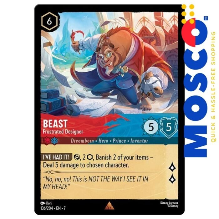 Beast - 136/204 Archazia's Island | Ravensburger Disney Lorcana TCG - Image 1