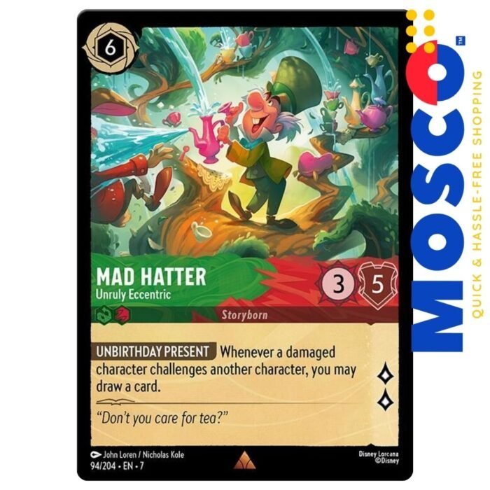 Mad Hatter - 94/204 Archazia's Island | Ravensburger Disney Lorcana TCG - Image 1
