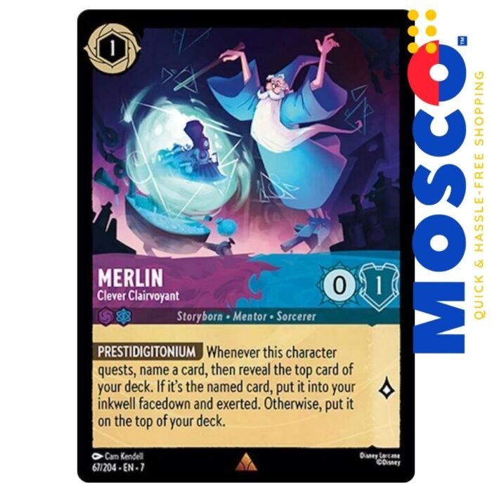 Merlin - 67/204 Archazia's Island | Ravensburger Disney Lorcana TCG - Image 1