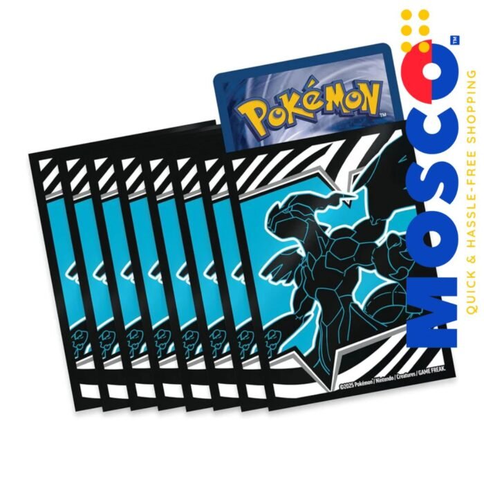 Black Bolt Deck Sleeves 64ct | Pokemon Elite Trainer Box | TCG - Image 1
