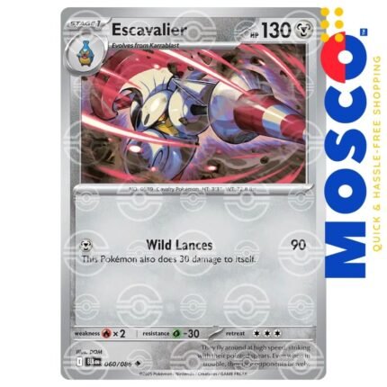 Escavalier (Poke Ball) - 060/086 Black Bolt | Pokemon TCG