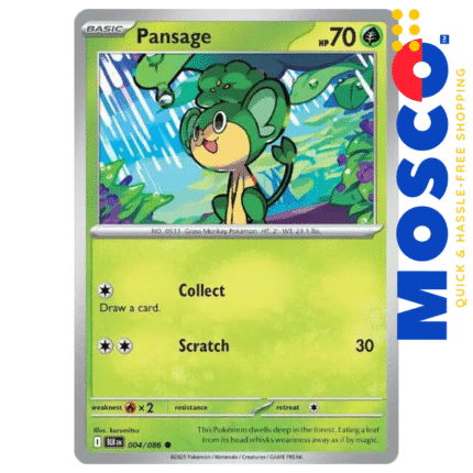 Pansage - 004/086 Black Bolt | Pokemon TCG