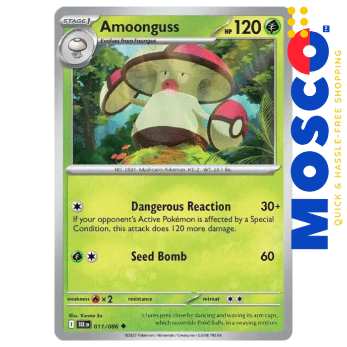 Amoonguss - 011/086 Black Bolt | Pokemon TCG - Image 1