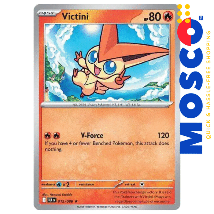 Victini - 012/086 Black Bolt | Pokemon TCG - Image 1