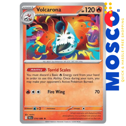Volcarona - 016/086 Black Bolt | Pokemon TCG