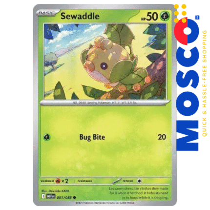Sewaddle - 001/086 White Flare | Pokemon TCG