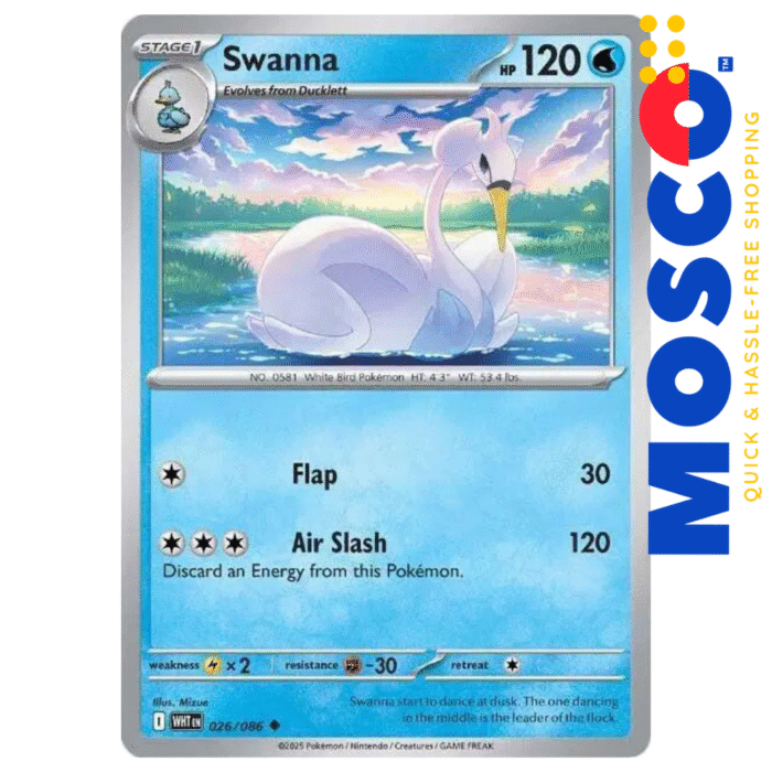 Swanna- 026/086 White Flare | Pokemon TCG - Image 1