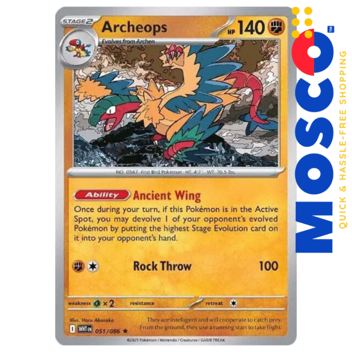 Archeops - 051/086 White Flare | Pokemon TCG - Image 1