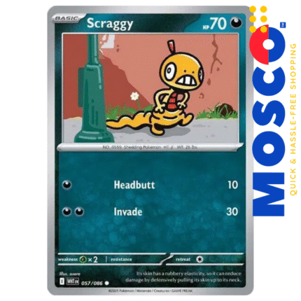 Scraggy - 057/086 White Flare | Pokemon TCG