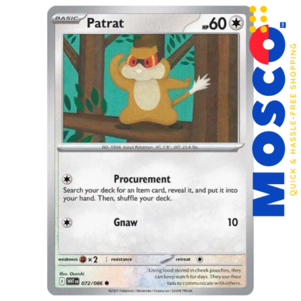 Patrat - 072/086 White Flare | Pokemon TCG