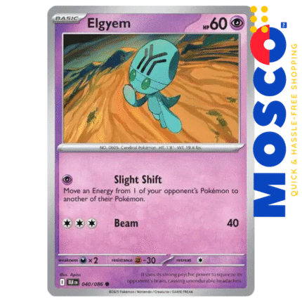 Elgyem - 040/086 Black Bolt | Pokemon TCG