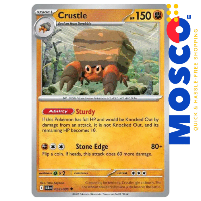 Crustle - 052/086 Black Bolt | Pokemon TCG - Image 1