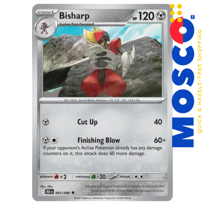Bisharp - 065/086 Black Bolt | Pokemon TCG - Image 1