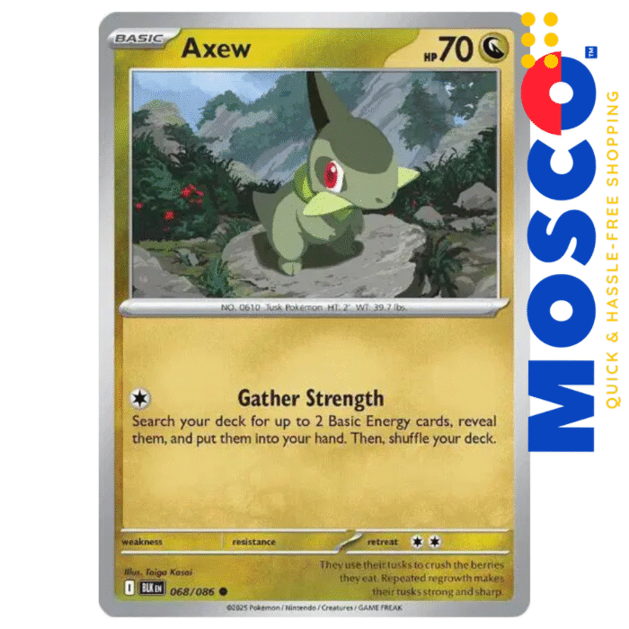 Axew - 068/086 Black Bolt | Pokemon TCG - Image 1