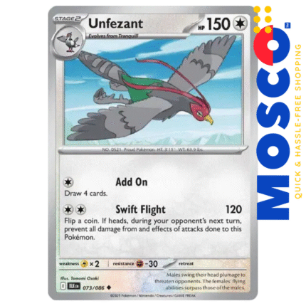 Unfezant - 073/086 Black Bolt | Pokemon TCG
