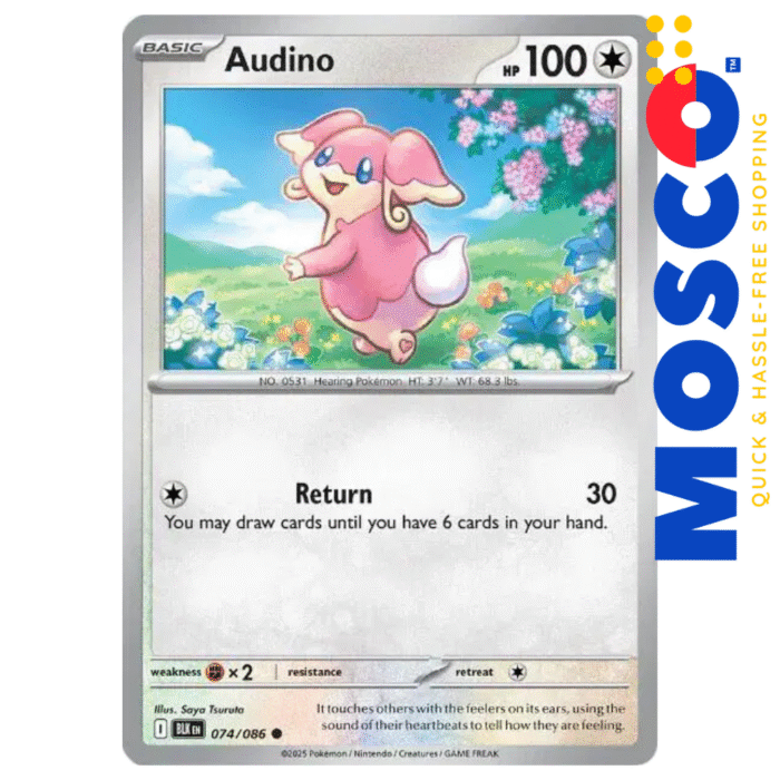 Audino - 074/086 Black Bolt | Pokemon TCG - Image 1