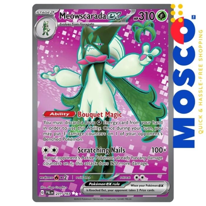 Meowscarada ex - 231/193 Paldea Evolved | Pokemon TCG - Image 1