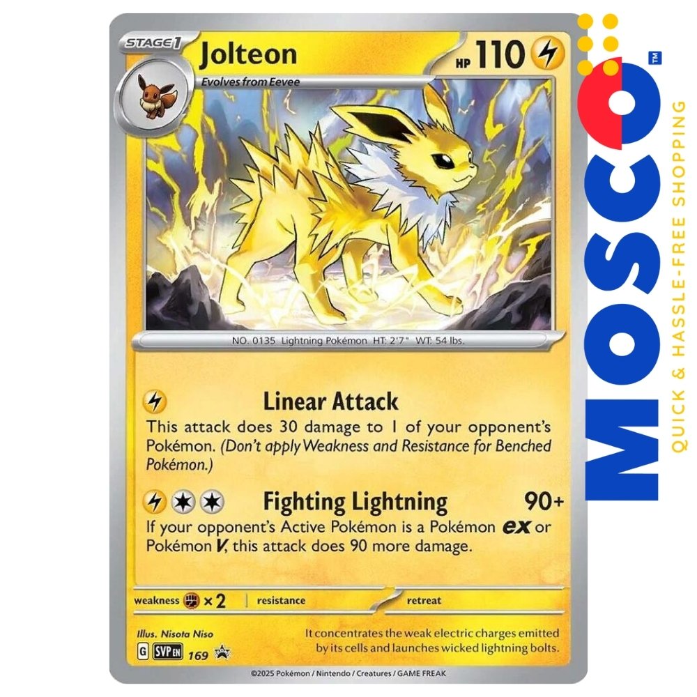 ginee_20250807034626915_6282453840.jpg Jolteon - SVP169 Scarlet & Violet Promo | Pokemon TCG - Image 1