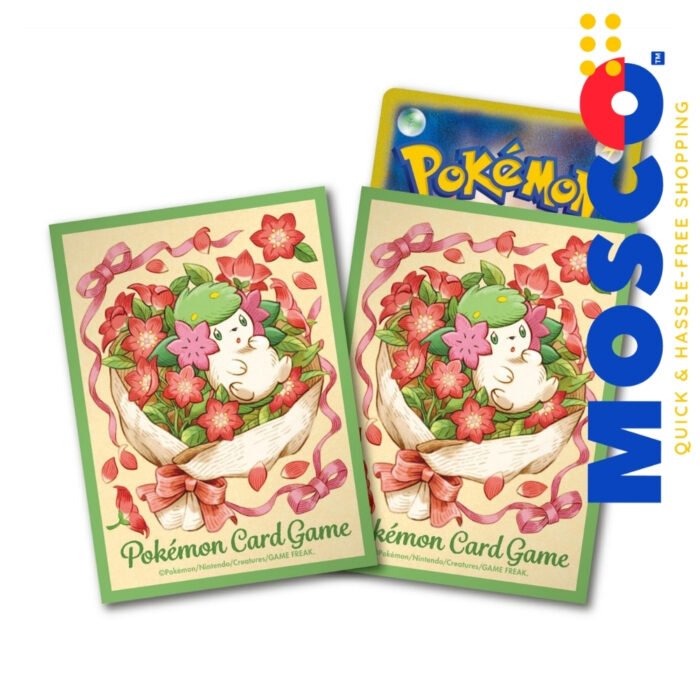 Shaymin Deck Sleeves 64ct | Pokemon Center Japan | TCG - Image 1