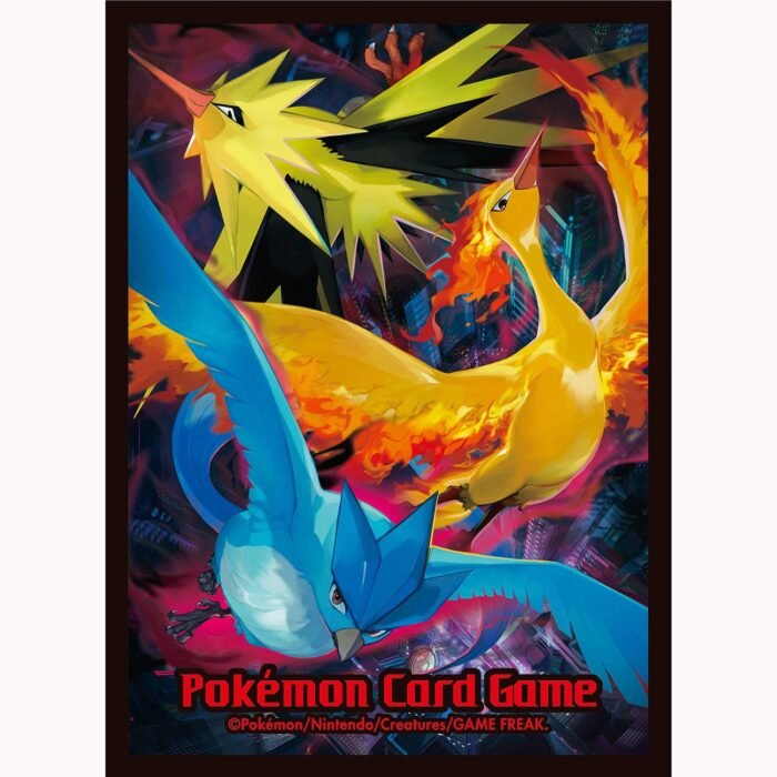 Moltres, Zapdos, & Articuno Deck Sleeves 64ct | Pokemon Center Japan | TCG - Image 2