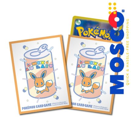 Eevee Mixed Orange Deck Sleeves 64ct | Pokemon Center Japan | TCG