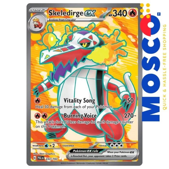 Skeledirge ex - 233/193 Paldea Evolved | Pokemon TCG - Image 1