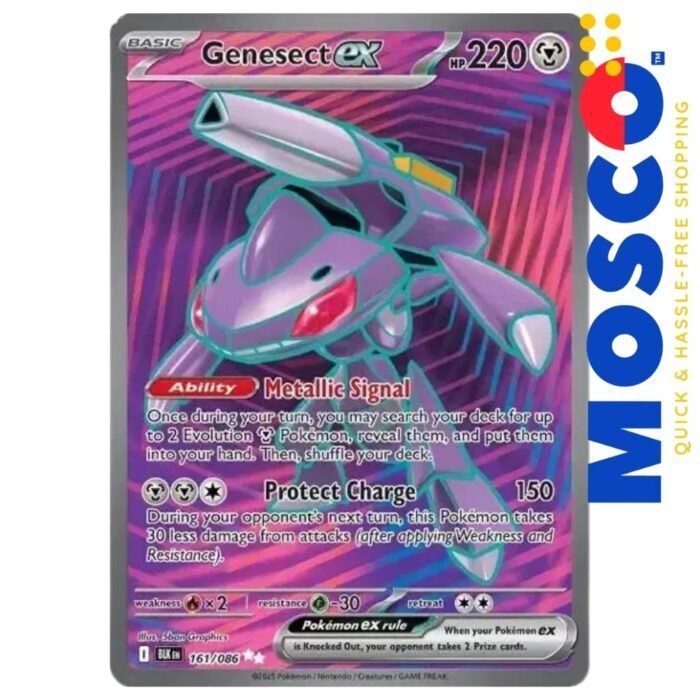 Genesect ex – 161/086 Black Bolt | Pokemon TCG - MOSCO Philippines