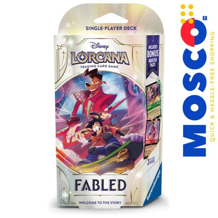 Fabled Emerald & Ruby Starter Deck - Disney Lorcana TCG | Trading Card Game - Image 1