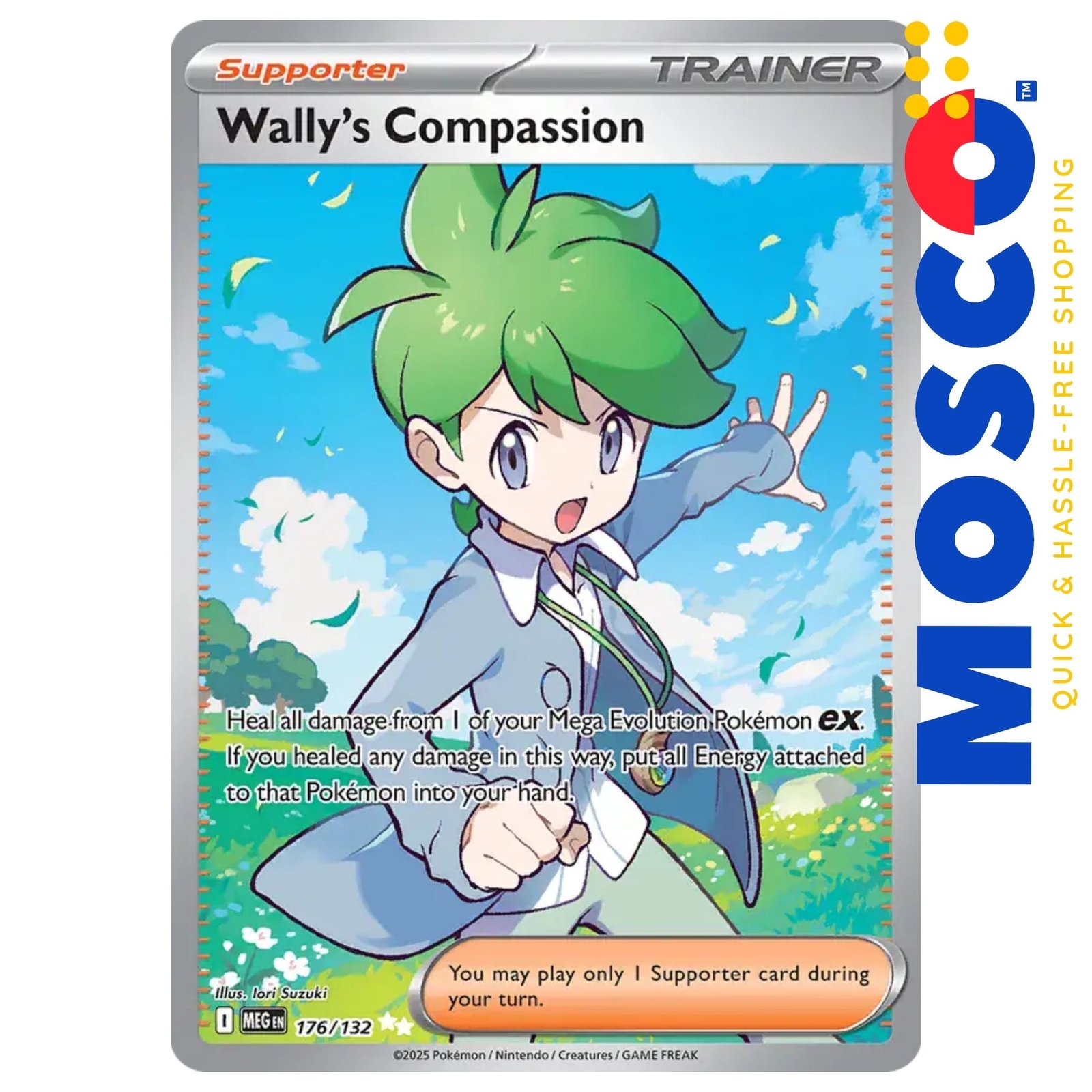 ginee_20250927050915187_6139958012.jpg Wally's Compassion - 176/132 ME01 Mega Evolutions Base | Pokemon TCG - Image 1