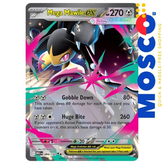 Mega Mawile ex - 094/132 ME01 Mega Evolutions Base | Pokemon TCG - Image 1