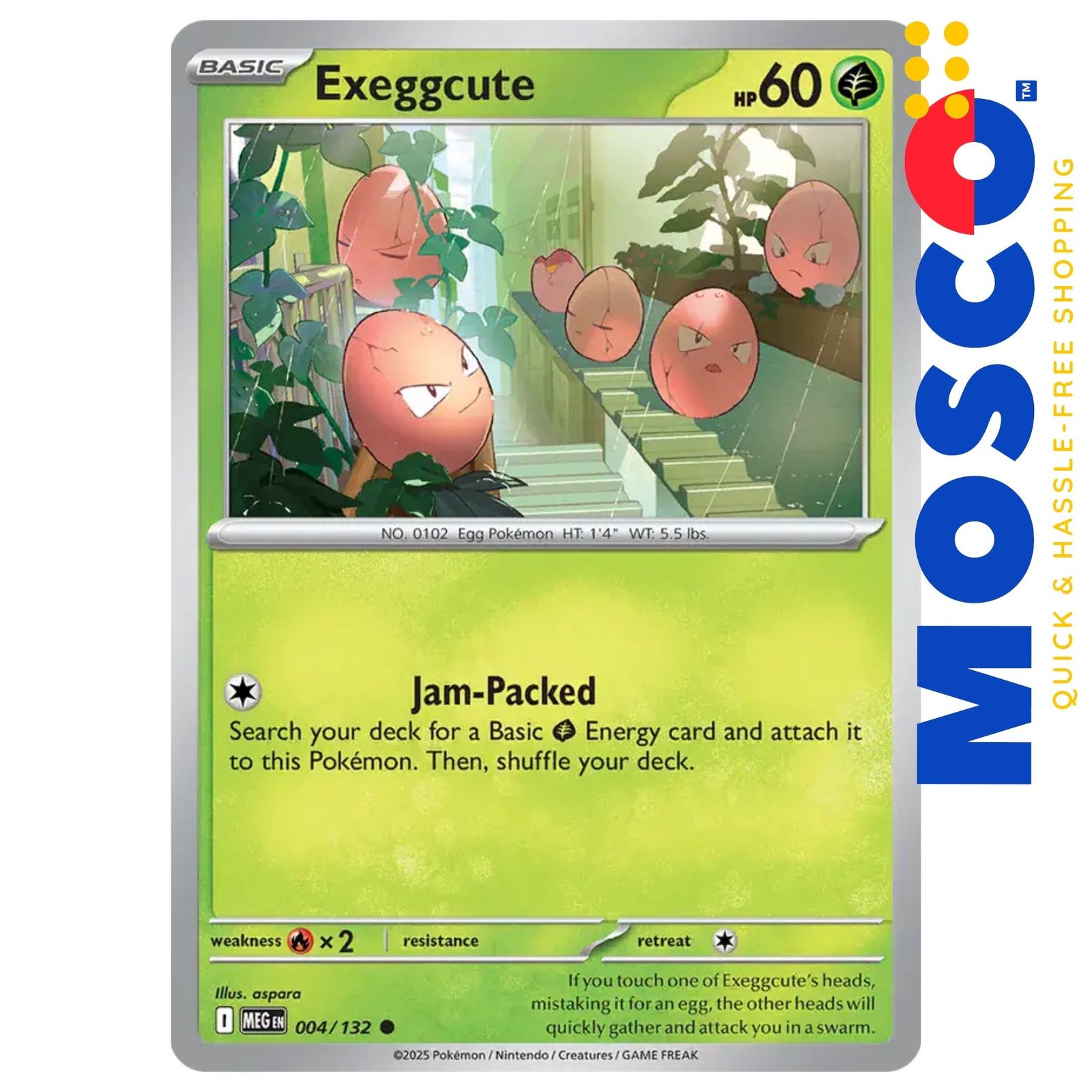 ginee_20250929020207470_3704391265.jpg Exeggcute - 004/132 ME01 Mega Evolutions Base | Pokemon TCG - Image 1