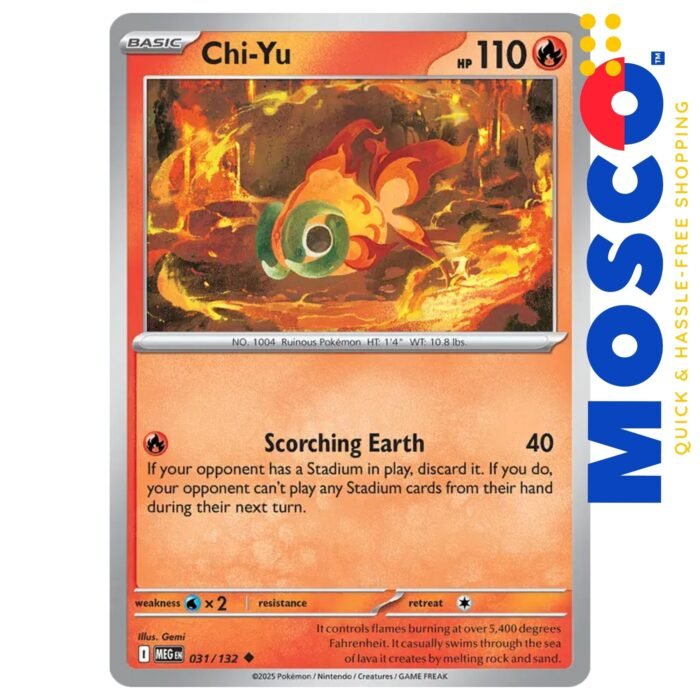 Chi-Yu - 031/132 ME01 Mega Evolution Base | Pokemon TCG - Image 1