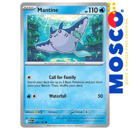 Mantine - 032/132 ME01 Mega Evolution Base | Pokemon TCG