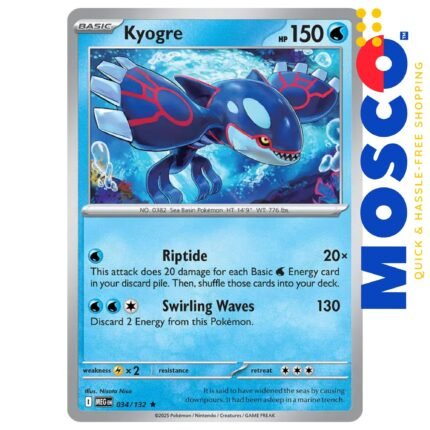 Kyogre - 034/132 ME01 Mega Evolution Base | Pokemon TCG